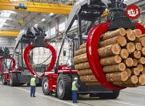 ببینید| مراحل تولید ماشین آلات قدرتمند چوب خردکن در کارخانه ای در سوئد