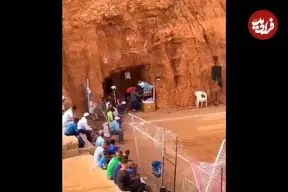 ببینید| زمین فوتبال متفاوت در مراکش با ظاهری غیرمعمول!