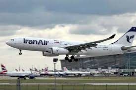 (ویدئو) لحظه فرود پرواز ایران ایر در طوفان دیروز فرودگاه لندن