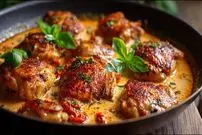 ببینید| طرز تهیه خوراک مرغ و پاستای ایتالیایی برای شام