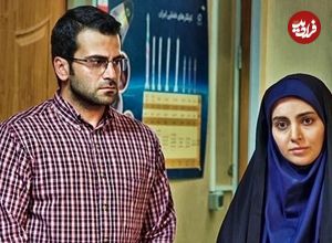 عکس| سفر زمان؛ عکس یادگاری «جواد جوادی و مرضیه» در پشت‌صحنه سریال «بچه مهندس»