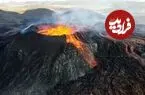 نتیجه فاجعه‌بار بتن ریختن در دهانه آتشفشان