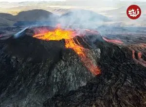 نتیجه فاجعه‌بار بتن ریختن در دهانه آتشفشان