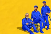 سروش صحت و رضا عطاران با تاکسی می‌آیند