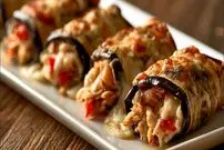 ببینید| طرز تهیه یک شام جدید و متفاوت با 5 عدد فیله مرغ و 2 بادمجان