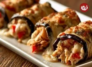 ببینید| طرز تهیه یک شام جدید و متفاوت با 5 عدد فیله مرغ و 2 بادمجان