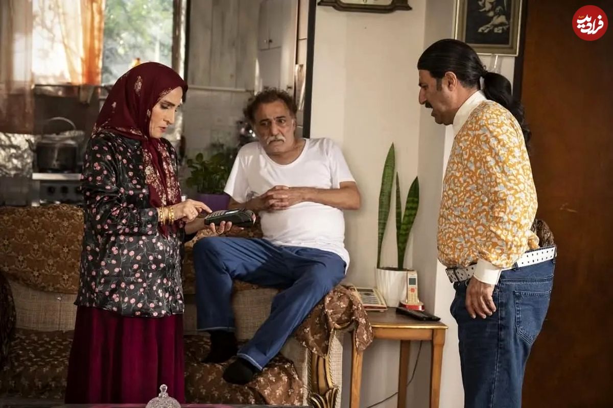 عکس| سفر در زمان؛ «جمیله زن تقی» در اتاق گریم سریال پایتخت 7