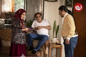 عکس| سفر در زمان؛ «جمیله زن تقی» در اتاق گریم سریال پایتخت 7