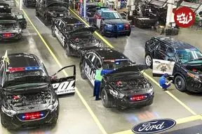 ببینید| خودروهای جدید و پیشرفته پلیس آمریکا چگونه تولید می شوند؟