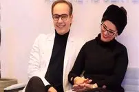 تصاویر؛ لبخند گرم «غزل شاکری» و همسرش؛ لحظه‌ای صمیمی در محیط کار دکتر هاشمی