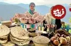 ببینید| غذای روستایی در ایران؛ تهیه مرغ تنوری و پخت نان در روستایی کوهستانی