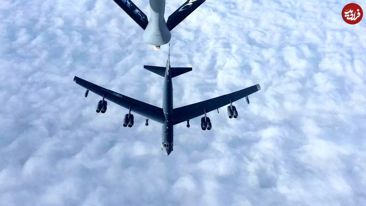 عکس؛ موشک اتمی جدید آمریکا زیر بال B-52 دیده شد؛ تصویری که جهان را نگران کرد!