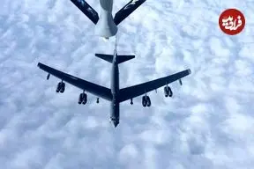 عکس؛ موشک اتمی جدید آمریکا زیر بال B-52 دیده شد؛ تصویری که جهان را نگران کرد!