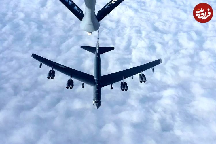 عکس؛ موشک اتمی جدید آمریکا زیر بال B-52 دیده شد؛ تصویری که جهان را نگران کرد!
