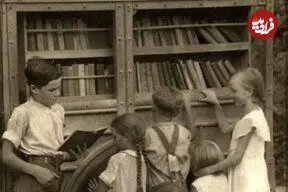 عکس| کودکان و کتاب در کوهستان