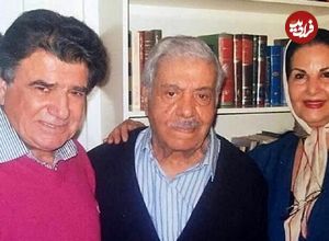 عکس؛ سفر در زمان؛ «نصرت الله وحدت و پرخیده »؛ سال 1336 