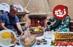 ببینید| غذای روستایی در ایران؛ تهیه چلو کباب کوبیده مرغ توسط زوج روستایی