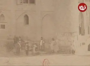 عکس| سفر زمان؛ تصویری از حرم «شاهچراغ» در دوران ناصرالدین شاه