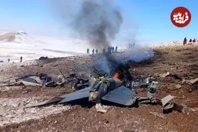 ببینید؛ هواپیمای حامل مقامات نظامی در ترکیه سقوط کرد