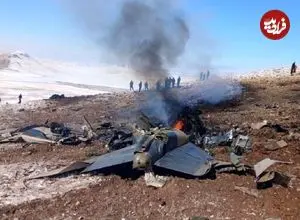 ببینید؛ هواپیمای حامل مقامات نظامی در ترکیه سقوط کرد