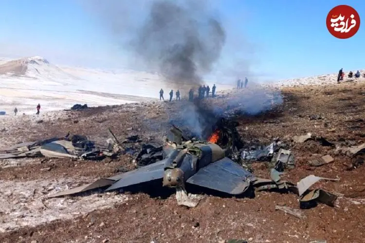 ببینید؛ هواپیمای حامل مقامات نظامی در ترکیه سقوط کرد