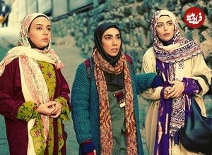 عکس| سفر در زمان؛ «کژال، ادریس، روژان و شیرین» در پشت صحنه سریال نون خ 1؛ سال 97