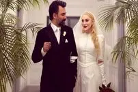 عکس؛ نخستین «عکس ماه‌عسل» زوج ۴۵ و ۳۸ ساله سینما؛ ازدواج آرام جعفری و بابک انصاری 