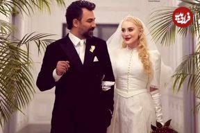 عکس؛ نخستین «عکس ماه‌عسل» زوج ۴۵ و ۳۸ ساله سینما؛ ازدواج آرام جعفری و بابک انصاری 