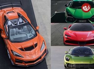 تصاویر؛ مقایسه کوروت ZR1X با سوپراسپرت‌های هیبرید فراری، لامبورگینی و آستون‌مارتین