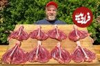 ببینید؛ غذای روستایی در آذربایجان؛ پخت غذا با ران بوقلمون و سیب زمینی