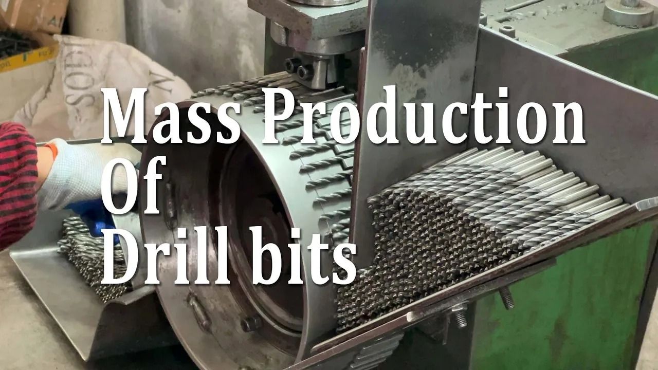 (ویدئو) مته های فولادی بزرگ دریل چگونه در کارخانه تولید می شود؟
