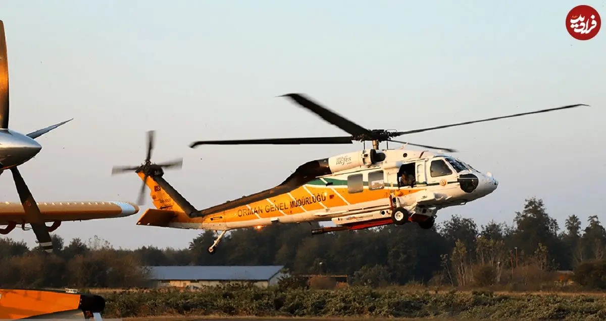 تصاویر؛ هواپیماهای اطفاء حریق ترکیه در فرودگاه نوشهر