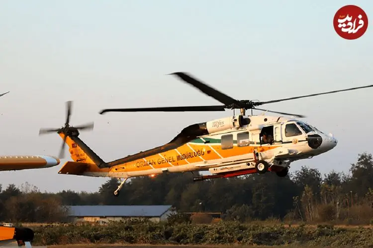 تصاویر؛ هواپیماهای اطفاء حریق ترکیه در فرودگاه نوشهر