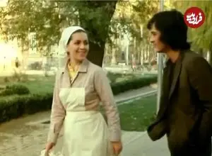 عکس| سفر در زمان؛ «فروزان، سعید کنگرانی و علی نصیریان» در پشت صحنه فیلم دایره مینا؛ سال 53