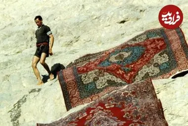 عکس‌های 70 ساله از شستن قالی در چشمه‌علی شهرری