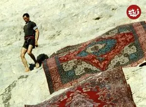 عکس‌های 70 ساله از شستن قالی در چشمه‌علی شهرری