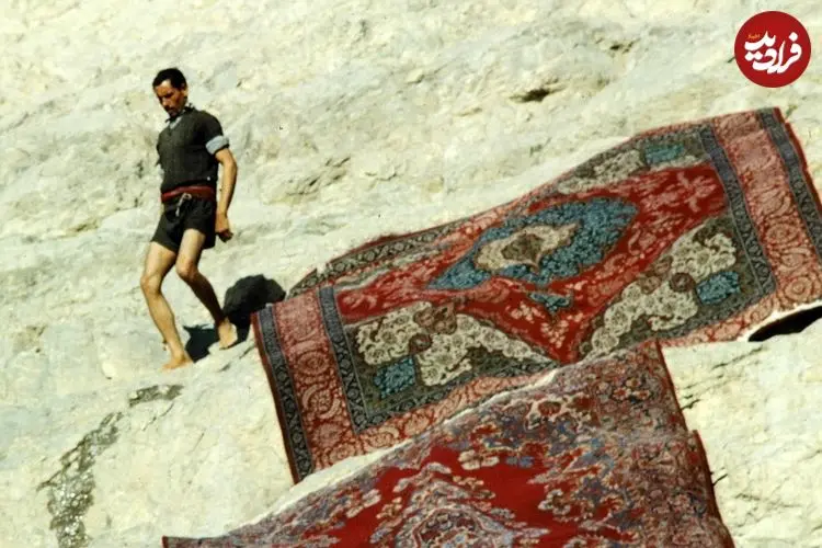 عکس‌های 70 ساله از شستن قالی در چشمه‌علی شهرری