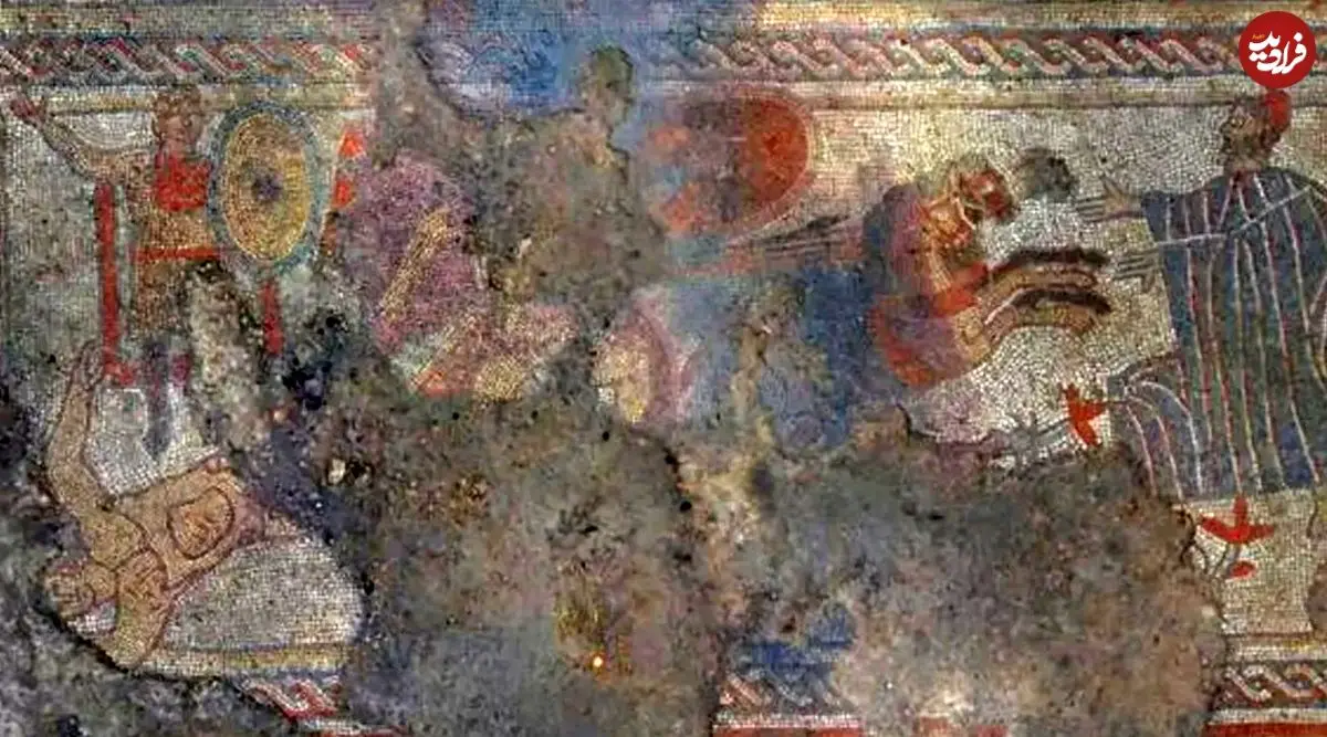 باستان‌شناسان یک «موزاییک باستانی» پیدا کرده‌اند که داستان «جنگ تروا» را به تصویر می‌کشد