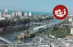 عکس| سفر زمان؛ منظرۀ استثنایی «قایق‌سواری در بابلسر»؛ سال 1317