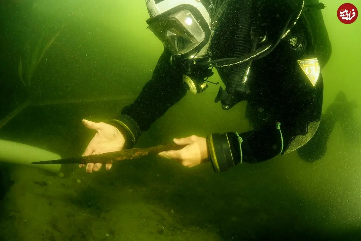 سرنیزه‌های هزارساله از اعماق دریاچه بیرون آمدند