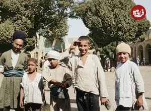 تصاویر| سفر به عصر قاجار؛ از «درویش وافورکش» تا «معلق زدن پسر رقاص»