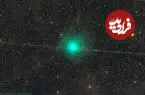 دنباله‌دار سبز اسرارآمیز در عکس روز ناسا