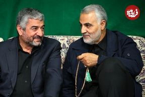 عکس| سفر به تاریخ؛ «سردار سلیمانی، احمدی‌نژاد و عزیز جعفری» در کنار «رهبر انقلاب» در عزاداری محرم؛ سال 95