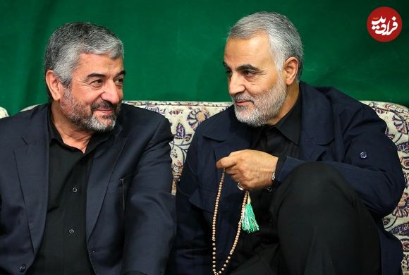 عکس| سفر به تاریخ؛ «سردار سلیمانی، احمدی‌نژاد و عزیز جعفری» در کنار «رهبر انقلاب» در عزاداری محرم؛ سال 95