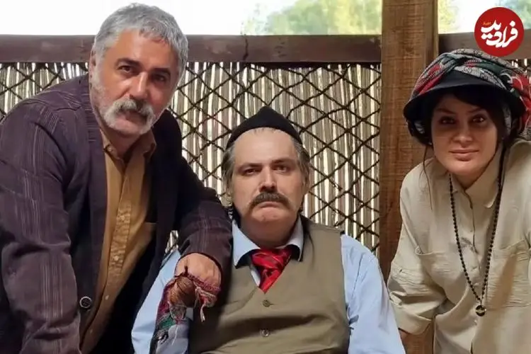 عکس| سفر در زمان؛ «خسروخان و دخترش» در پشت صحنه سریال سوجان؛ سال 1402