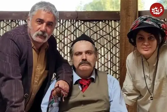 عکس| سفر در زمان؛ «خسروخان و دخترش» در پشت صحنه سریال سوجان؛ سال 1402