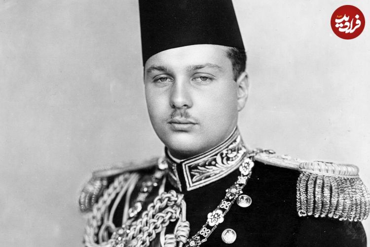 عکس؛ سفر در زمان؛ «ملک فاروق، پادشاه مصر در کنار دخترش فوزیه»؛ سال 1340
