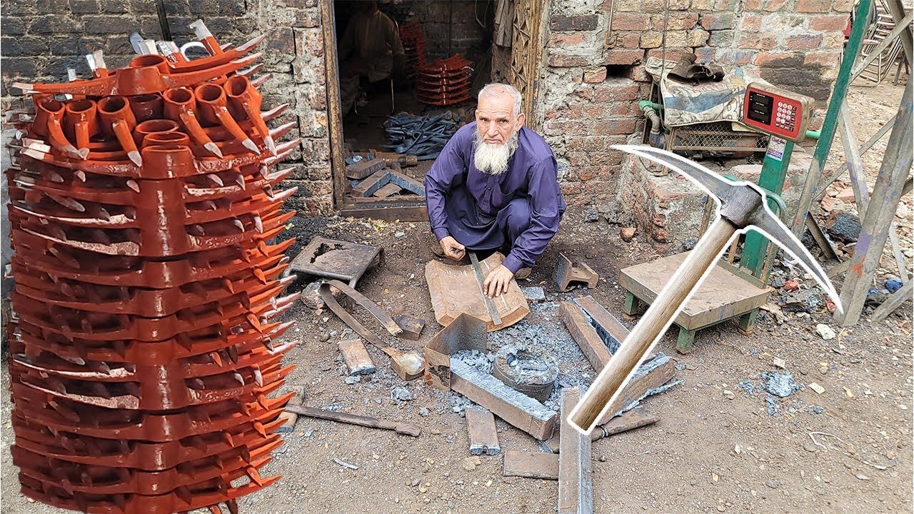(ویدئو) مهارت خیره کننده استاد پاکستانی در ساخت کلنگ را ببینید