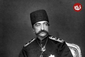 عکس؛ سفر در زمان؛ سفر به دوره قاجار؛ دو شخصیت محبوب شاه در یک قاب!