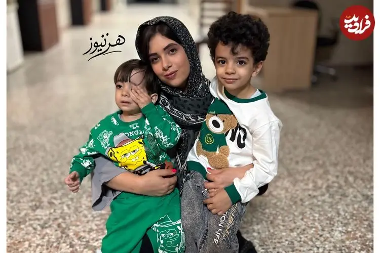 تصاویر؛ «پسر نقی و نفس بازغی» در پشت صحنه سریال «مو به مو» دیده شدند